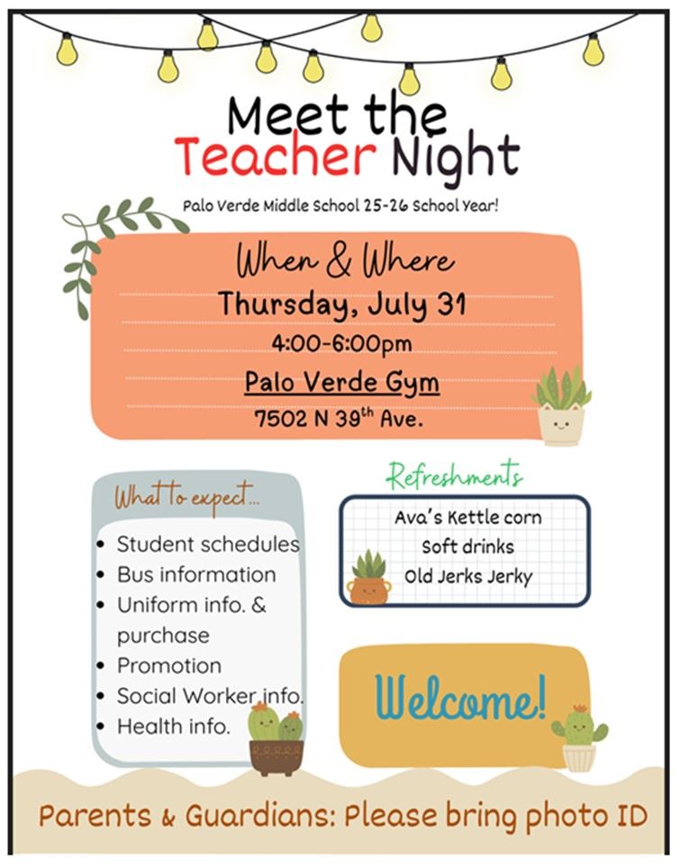  Meet the Teacher Night
